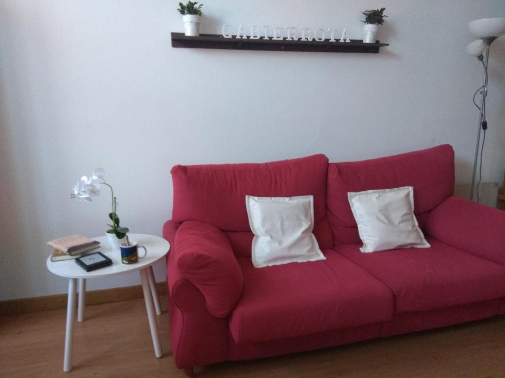 Posezení v ubytování Apartamento Gabierrota