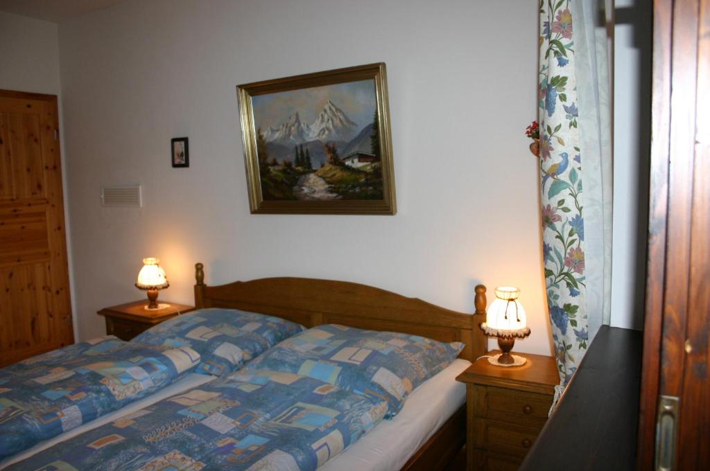 Postel nebo postele na pokoji v ubytování Fewo Nr. 15 Haus Konradgut