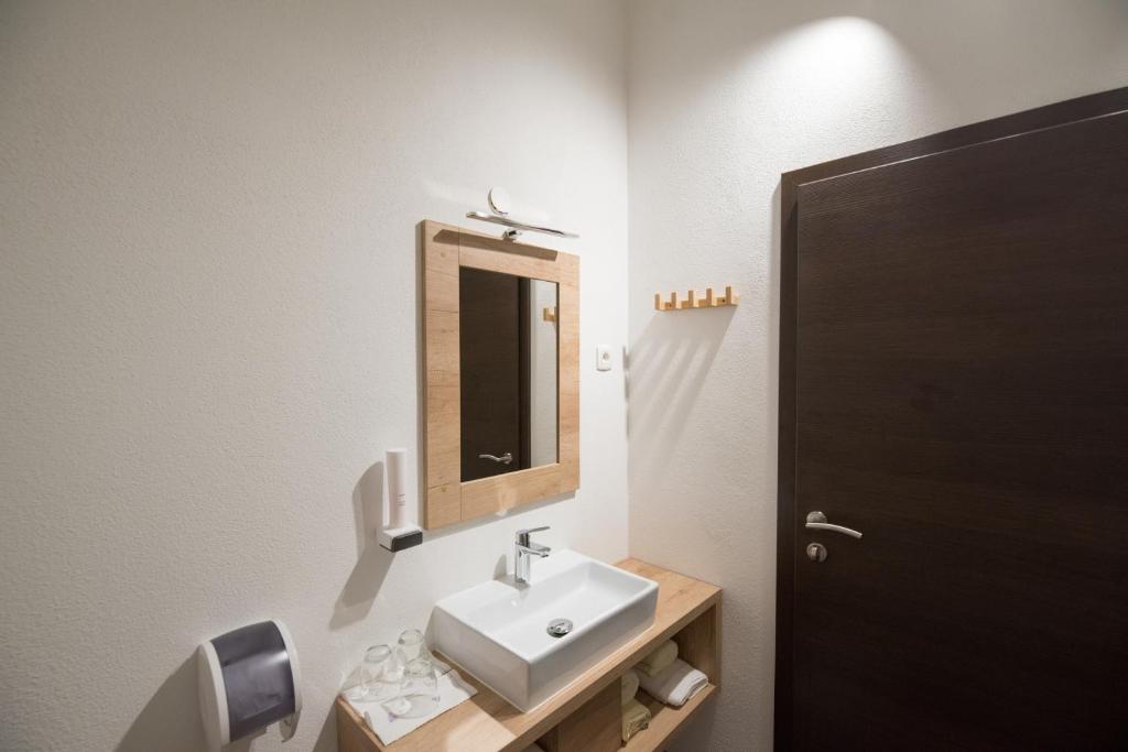 Koupelna v ubytování Guesthouse Stari Mayr
