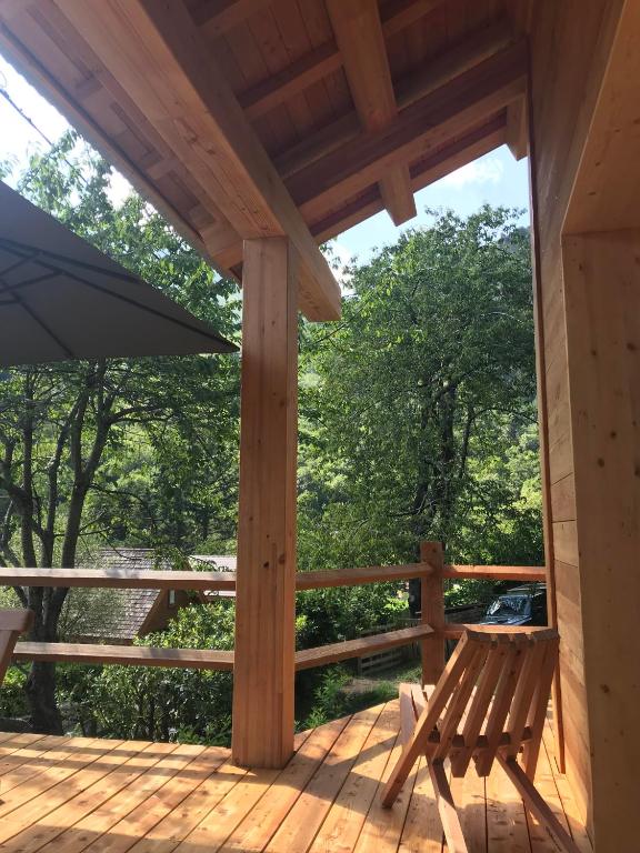 Balkón nebo terasa v ubytování Gîte C 1.2.3 Soleil