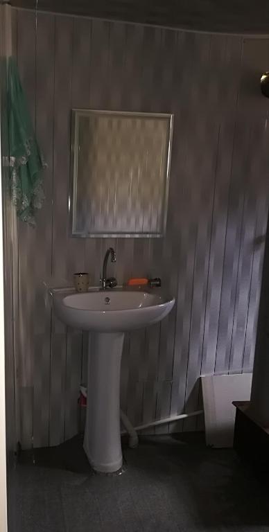 Koupelna v ubytování Levan & Megi
