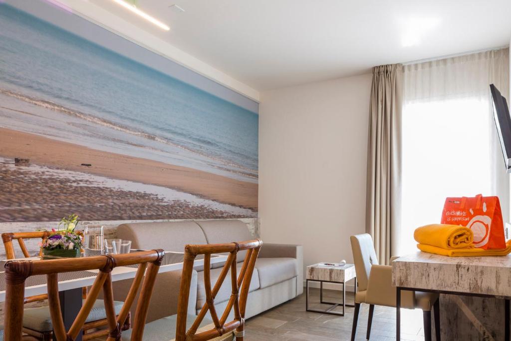 Posezení v ubytování Hotel Ambassador