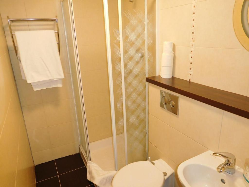 Koupelna v ubytování Anam Cara B&B