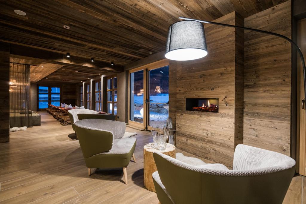 Posezení v ubytování Helmhotel