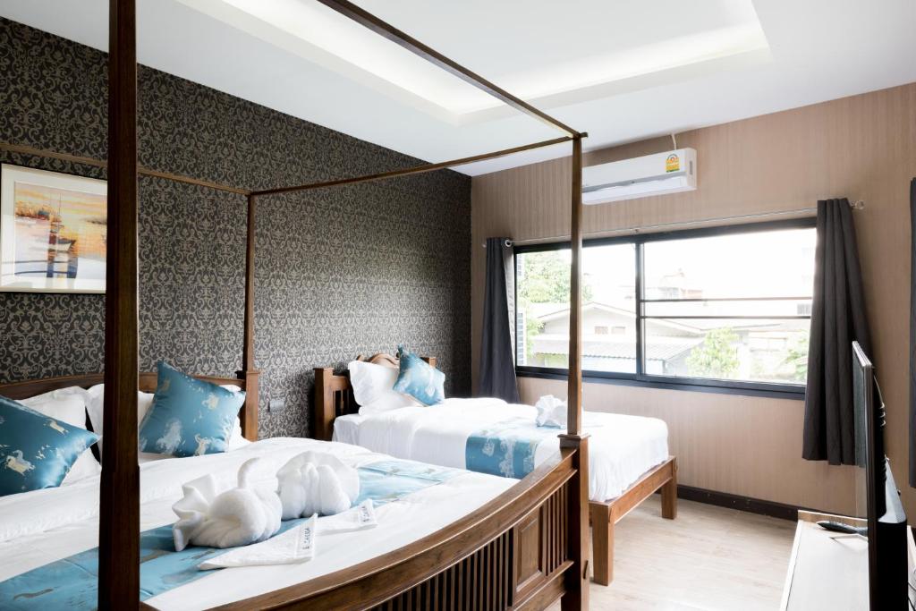 A Lanna Boutique House - Triple Room With Private Bathroom