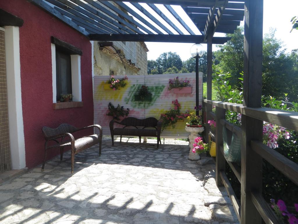 Zahrada ubytování Borgo Lamurese