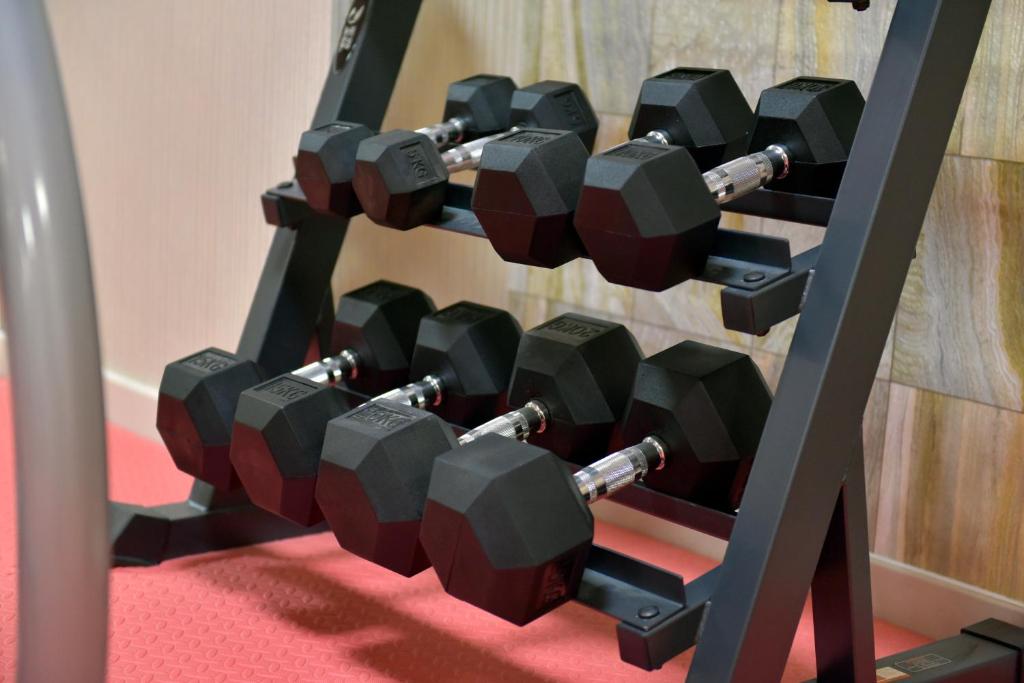 Fitness centrum a/nebo fitness zařízení v ubytování A'Sinamar Hotel Apartment