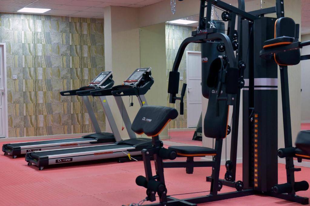 Fitness centrum a/nebo fitness zařízení v ubytování A'Sinamar Hotel Apartment