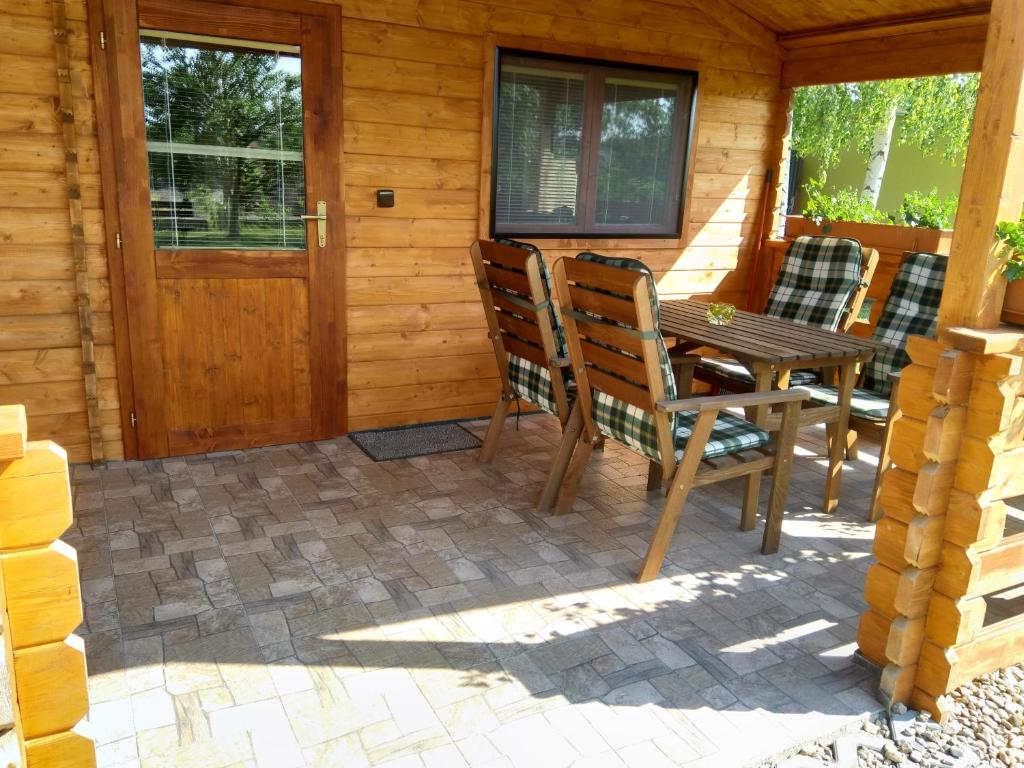 Patio nebo venkovní prostory v ubytování Chata Nový Přerov