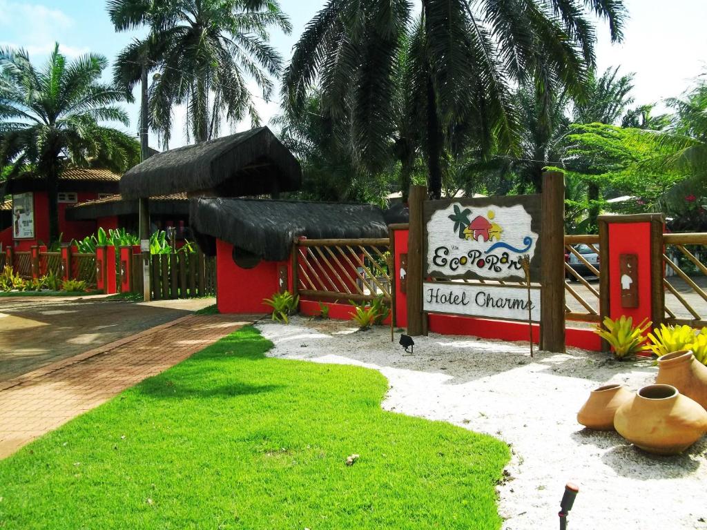 Um jardim em Ecoporan Hotel Charme Spa & Eventos