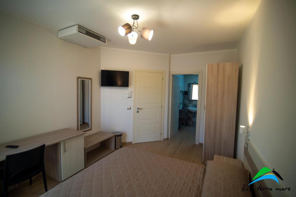 TV a/nebo společenská místnost v ubytování B&B Terra Mare