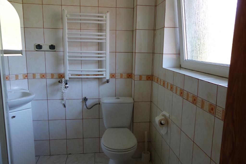 Kúpeľňa v ubytovaní Dom Pod Siódemką