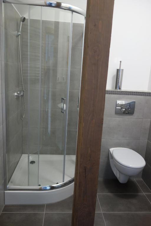 Kúpeľňa v ubytovaní Dom Pod Siódemką