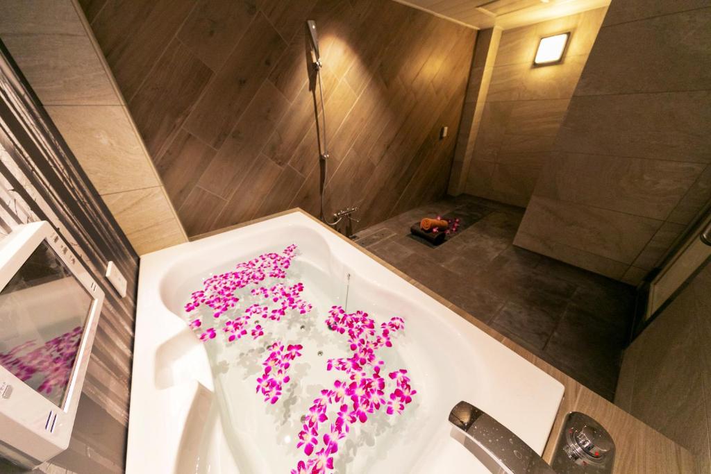 Koupelna v ubytování Hotel Luna Kashiba (Adult Only)