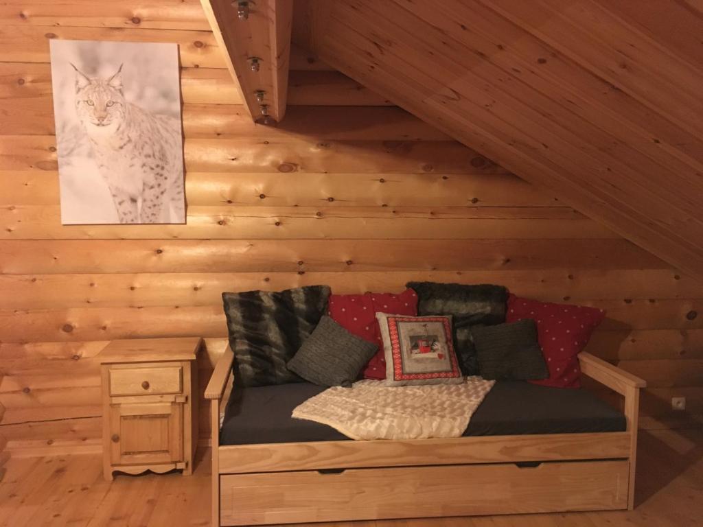 Postel nebo postele na pokoji v ubytování Le Syote