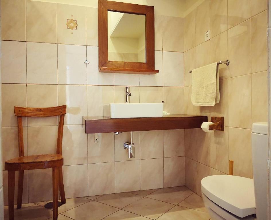 Koupelna v ubytování Casa Strela B&B Tarrafal