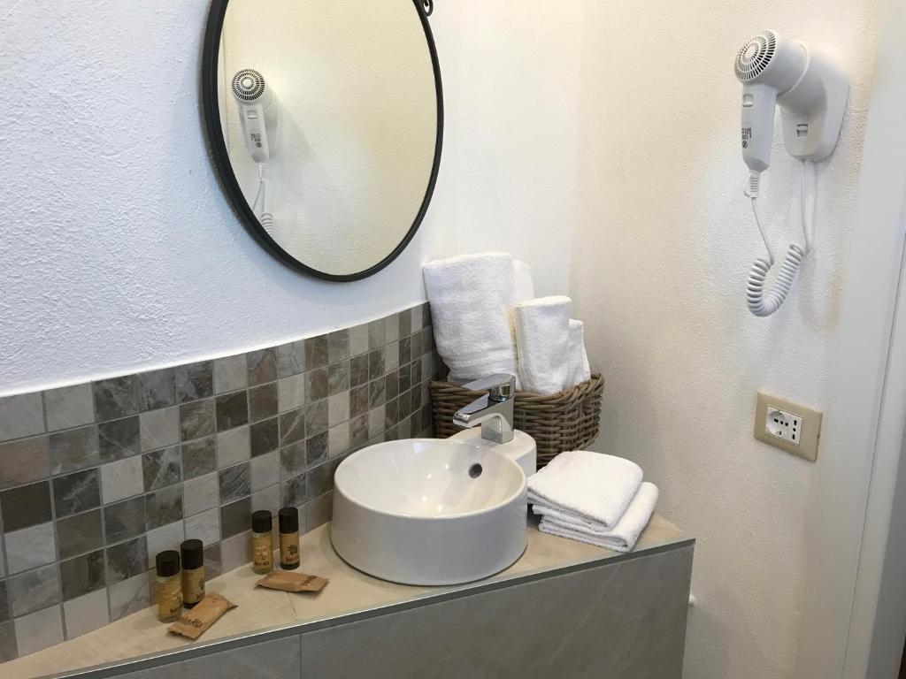 Koupelna v ubytování Hotel Cambogia