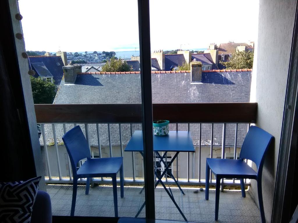 Balkón nebo terasa v ubytování Grand Studio Vue Mer