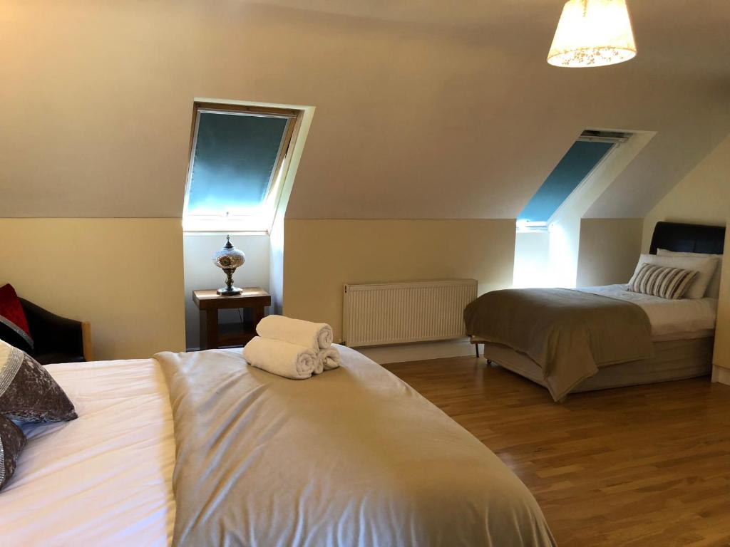 Postel nebo postele na pokoji v ubytování St Ellens Room Only