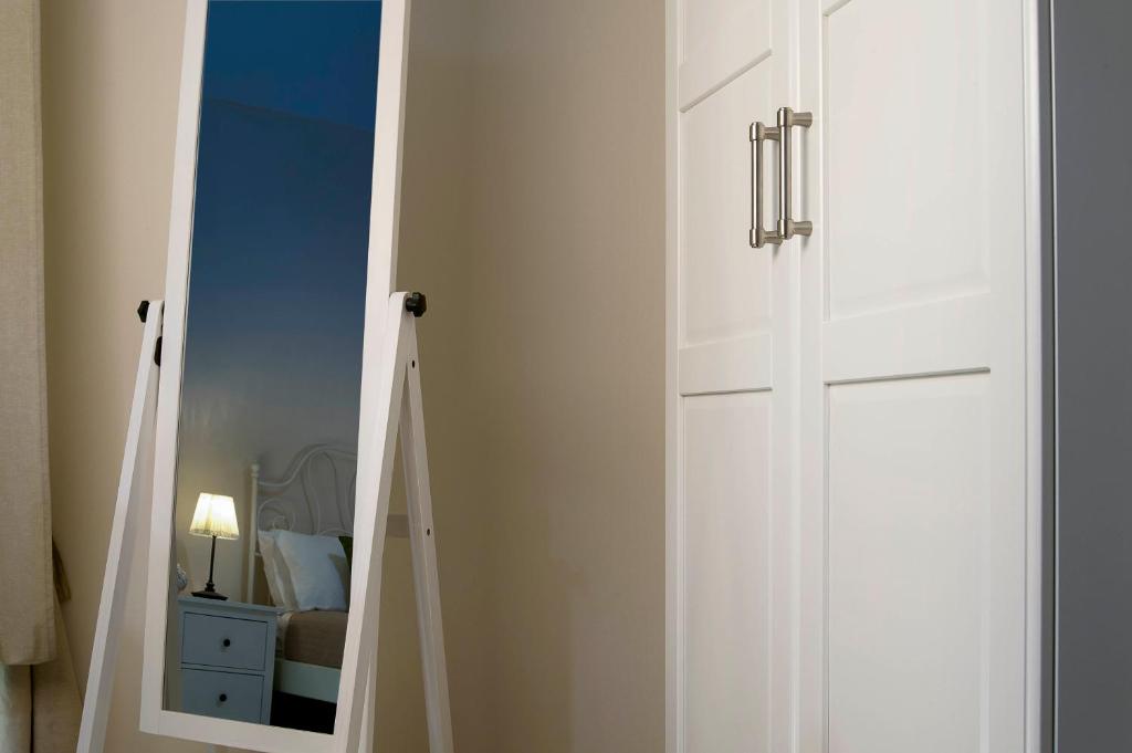 Posteľ alebo postele v izbe v ubytovaní Xenía B&B