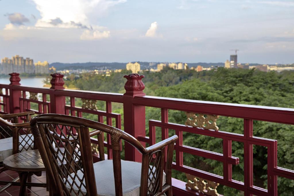 Balkón nebo terasa v ubytování The Grand Hotel Kaohsiung