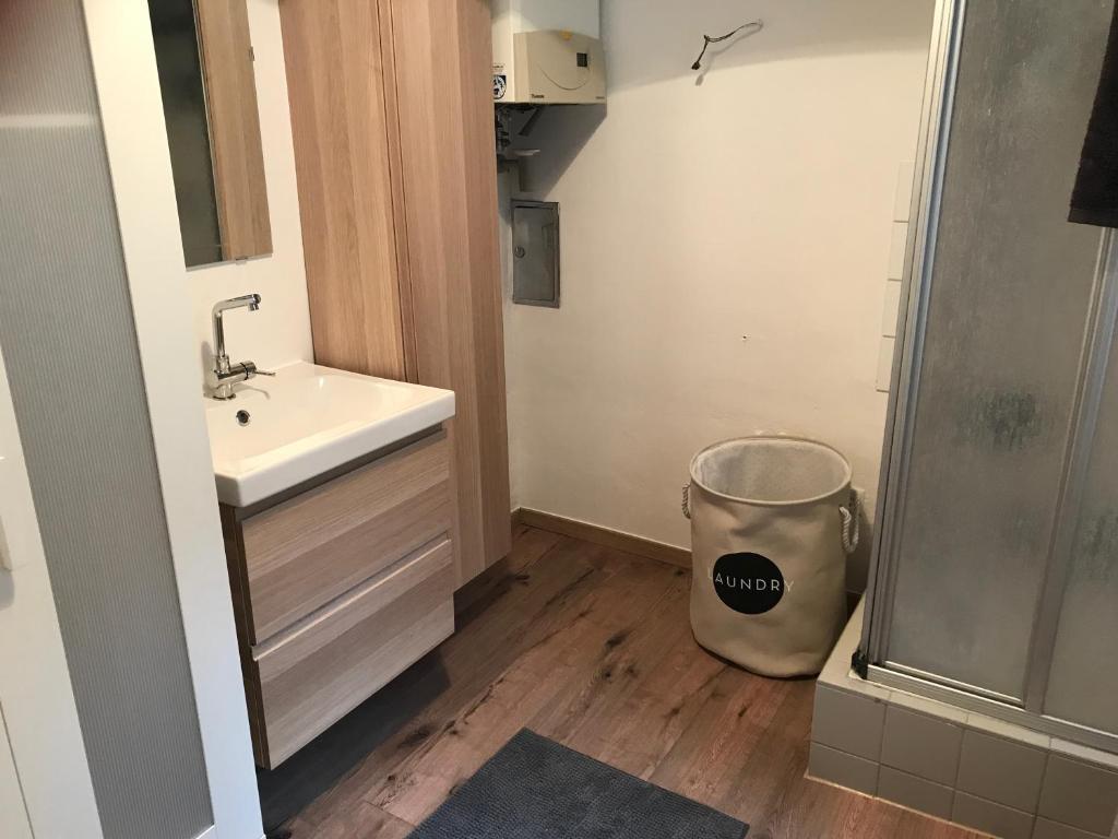 Kúpeľňa v ubytovaní Wiener Lebensgefühl im Herzen der Josefstadt