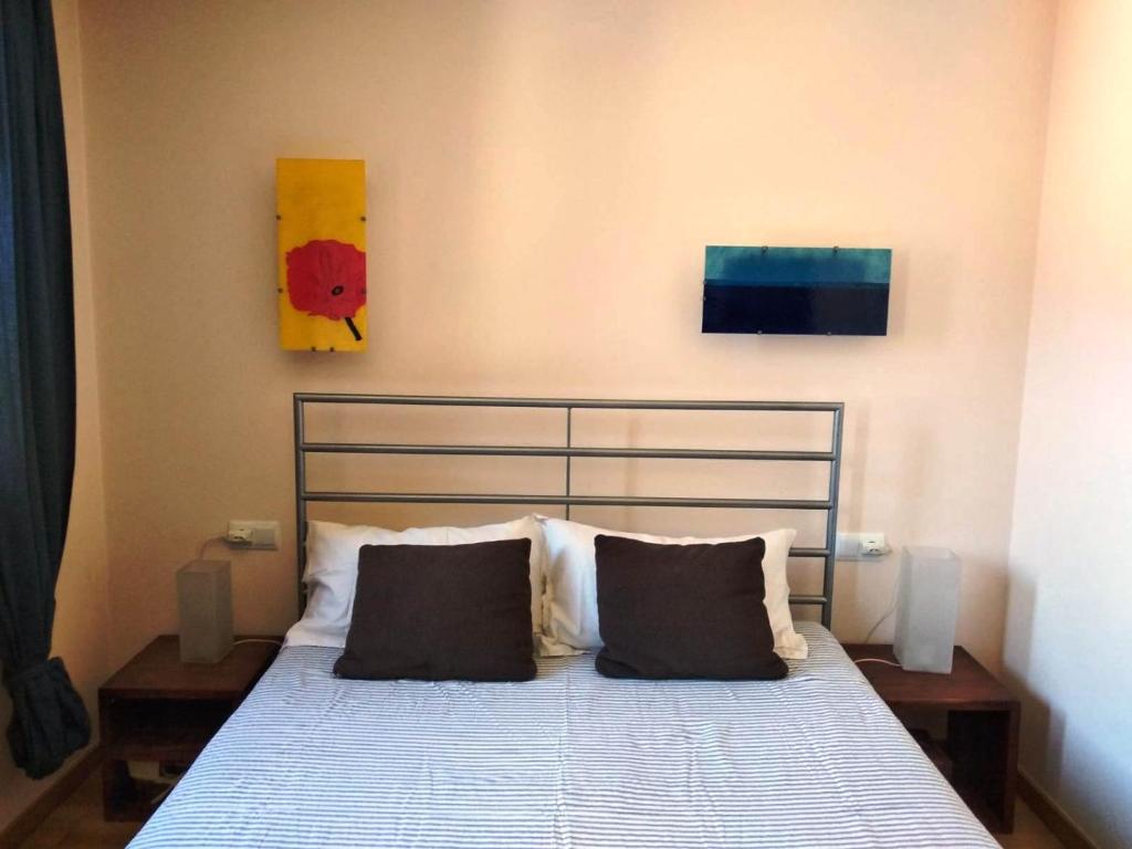 Postel nebo postele na pokoji v ubytování Dúplex familiar en Esterri d'Àneu