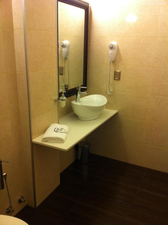 Koupelna v ubytování Hotel Alvear