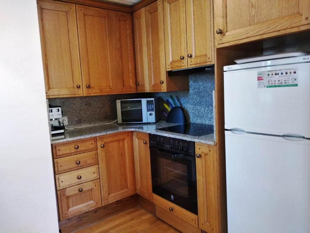 Kuchyň nebo kuchyňský kout v ubytování Dúplex familiar en Esterri d'Àneu