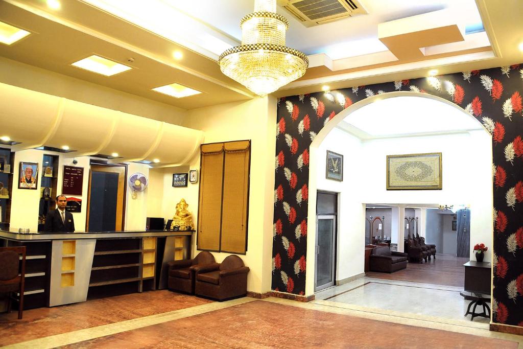Vstupní hala nebo recepce v ubytování Hotel Ganga Ratan