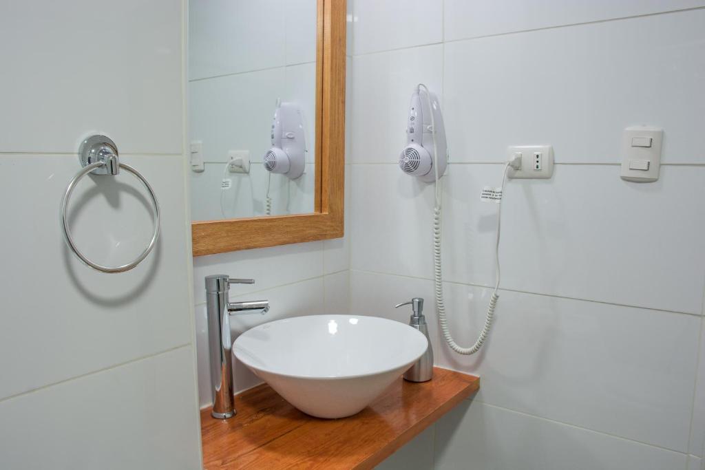 Koupelna v ubytování Hostal Casa Aborigen