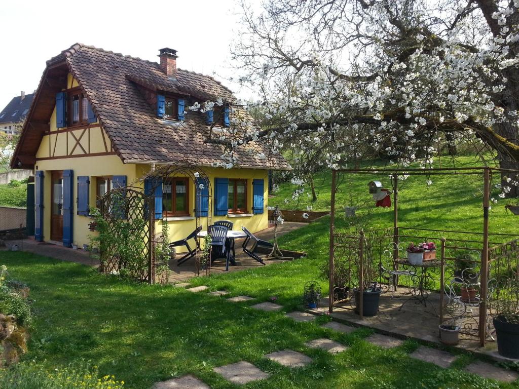 Zahrada ubytování Gite en Alsace