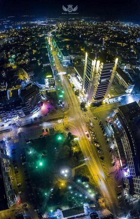 Letecký snímek ubytování Apartment downtown