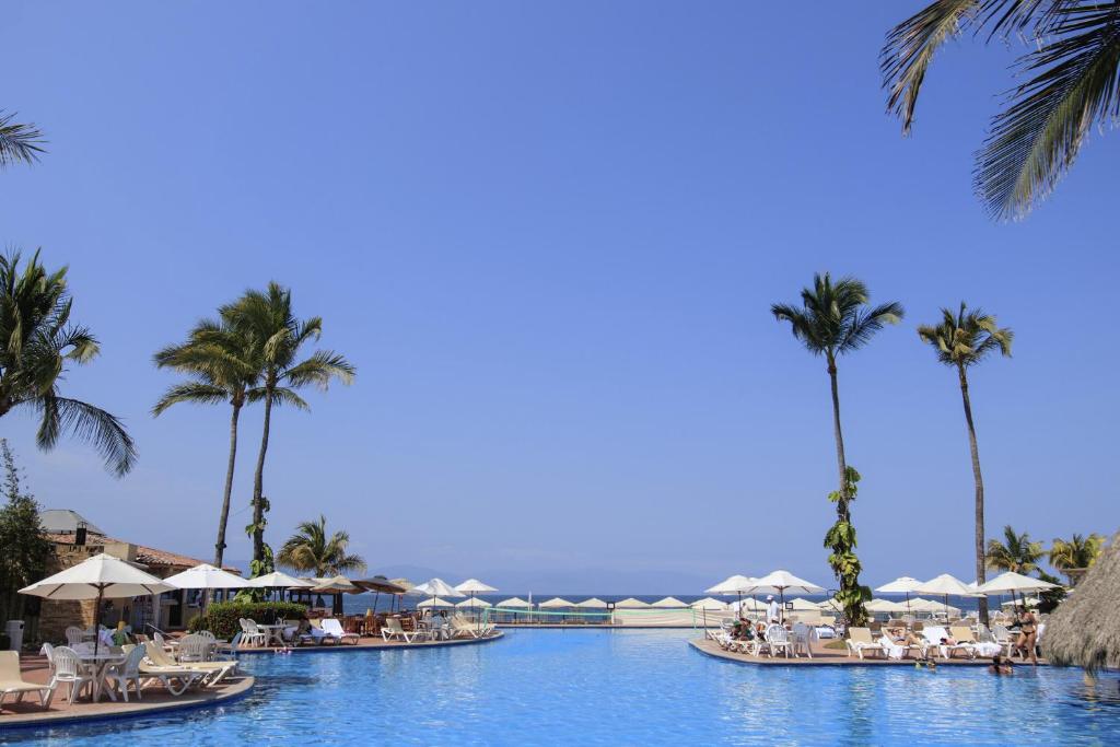 Bazén v ubytování Velas Vallarta Suite Resort All-Inclusive nebo v jeho okolí