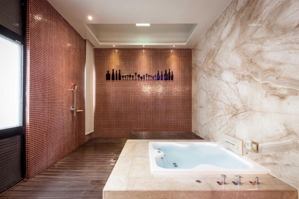 Koupelna v ubytování Ouwei Motel