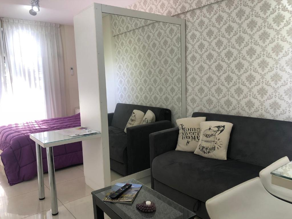 Posezení v ubytování 9 de Julio Park Suites