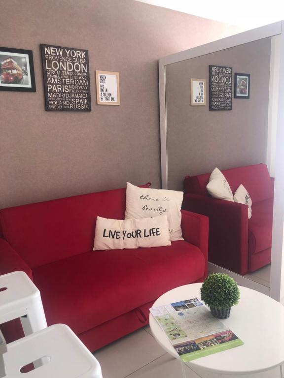 Posezení v ubytování 9 de Julio Park Suites