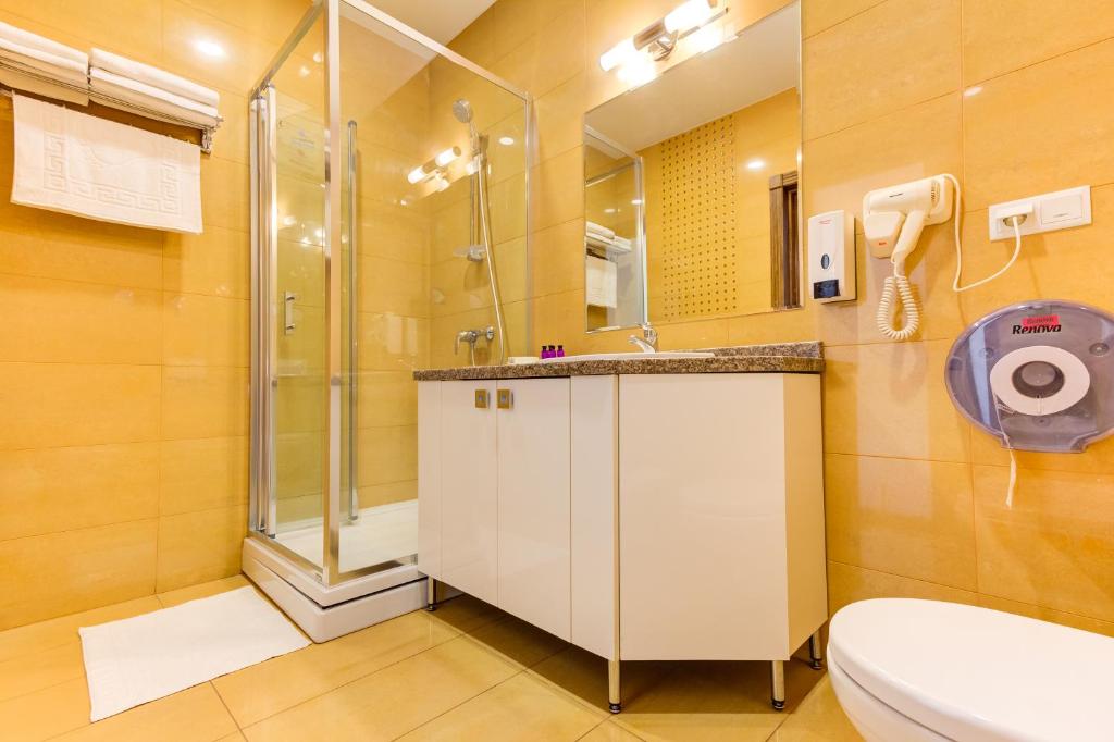 Koupelna v ubytování Bishkek Centrum Hotel