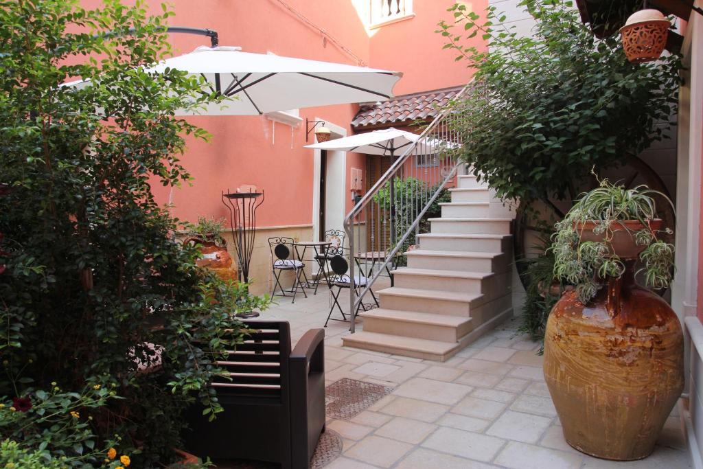 Zahrada ubytování B&B Corte Dei Figuli