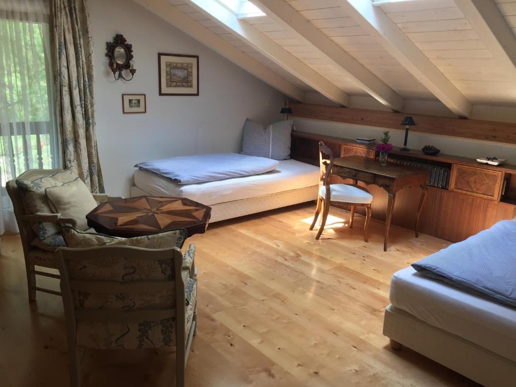 Postel nebo postele na pokoji v ubytování Villa Sawallisch