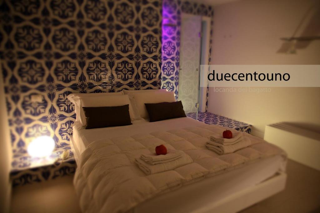 Posteľ alebo postele v izbe v ubytovaní Locanda del Bagatto