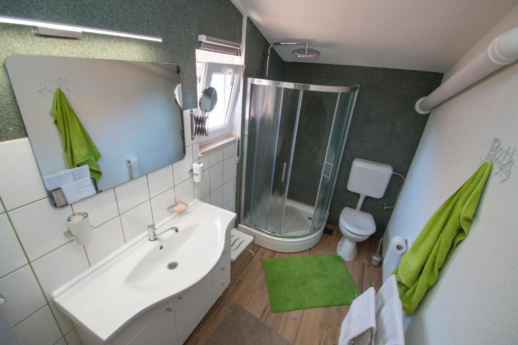 Koupelna v ubytování Apartment Ka3