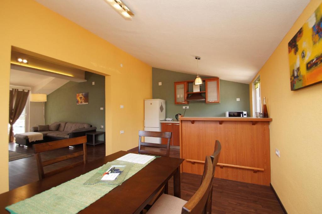 Kuchyň nebo kuchyňský kout v ubytování Apartment Ka3