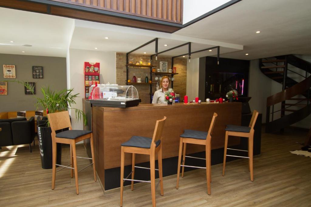 Lounge nebo bar v ubytování Melliber Appart Hotel