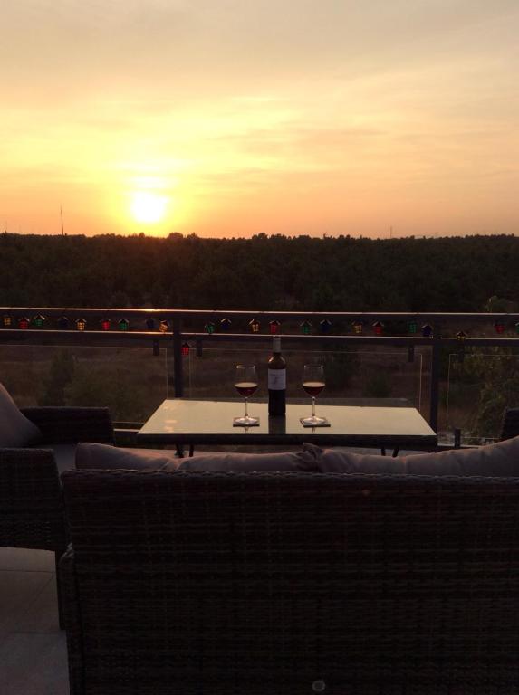 Balkón nebo terasa v ubytování Paradise Terrace House