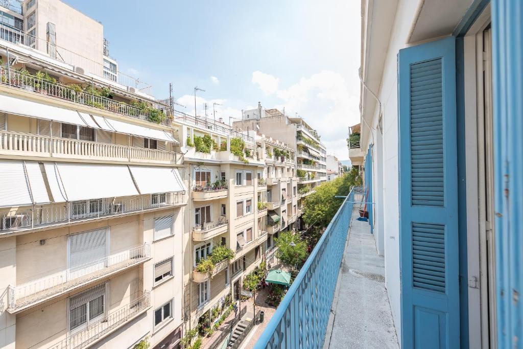Balkon lub taras w obiekcie Victoria Majesty Apartments