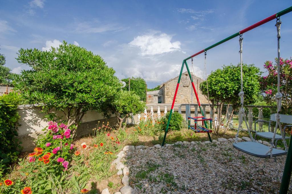 Zahrada ubytování Apartment Stojna