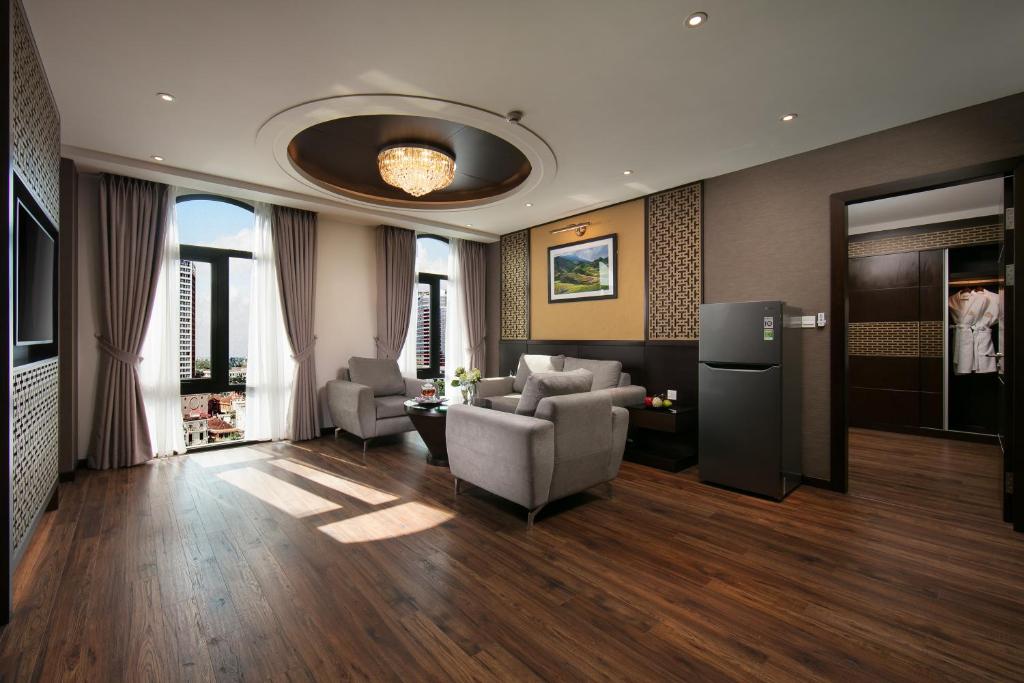 Kuchyň nebo kuchyňský kout v ubytování Grandiose Hotel & Spa
