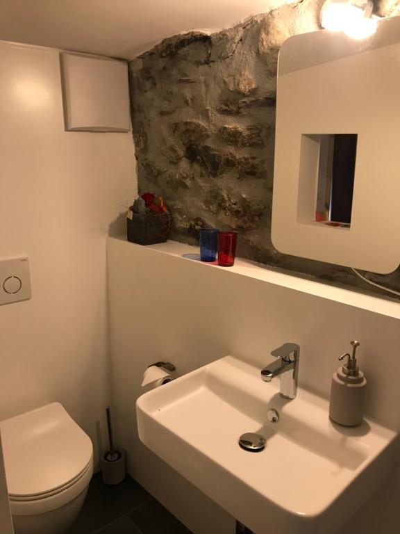 Koupelna v ubytování La Grande Maison