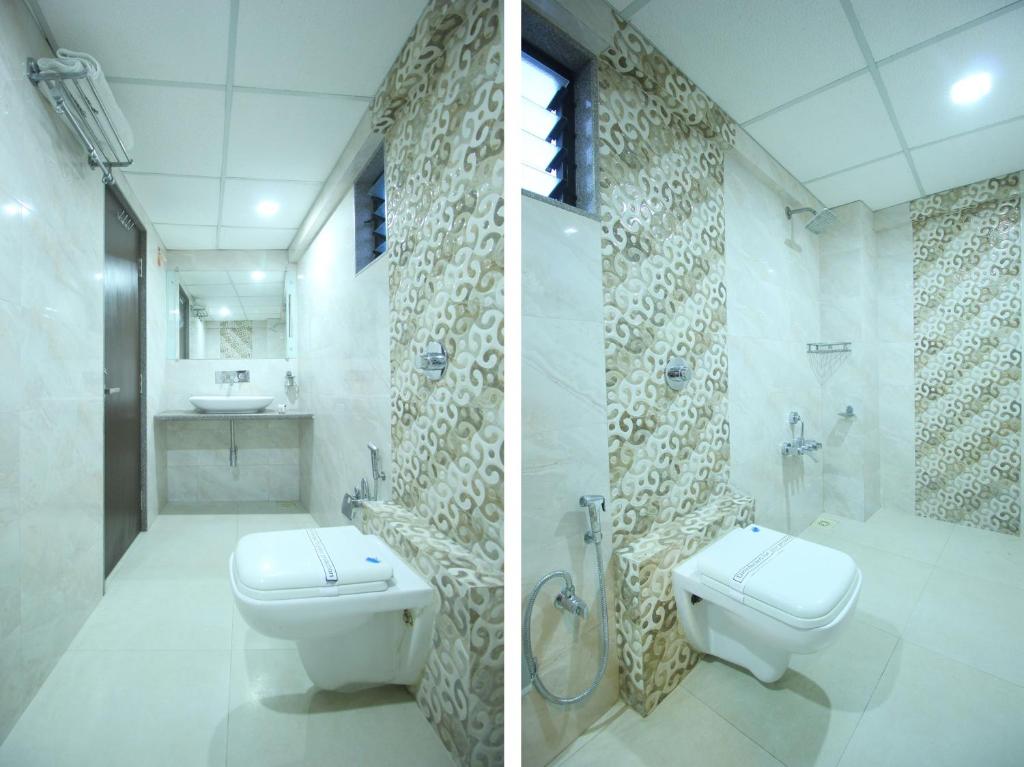 Koupelna v ubytování Hotel Furaat Inn